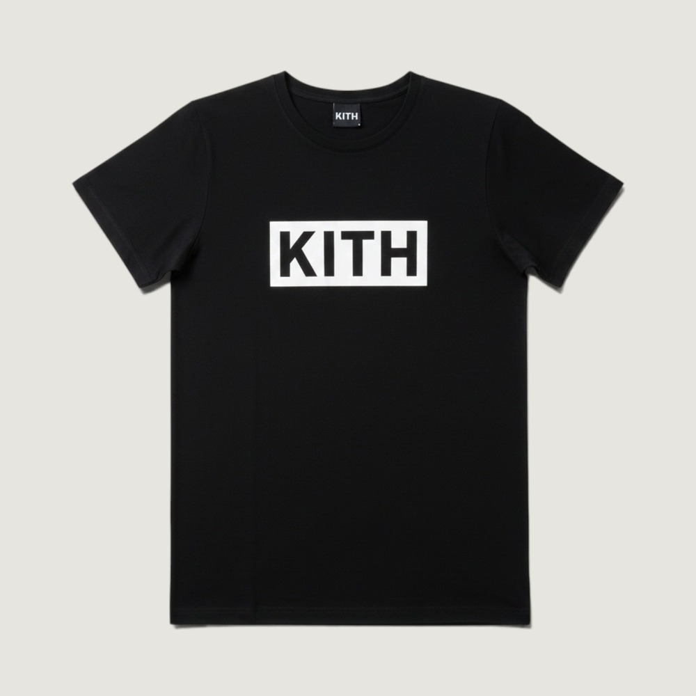 Kith T-Shirt Box Logo Made in Italy Black Small